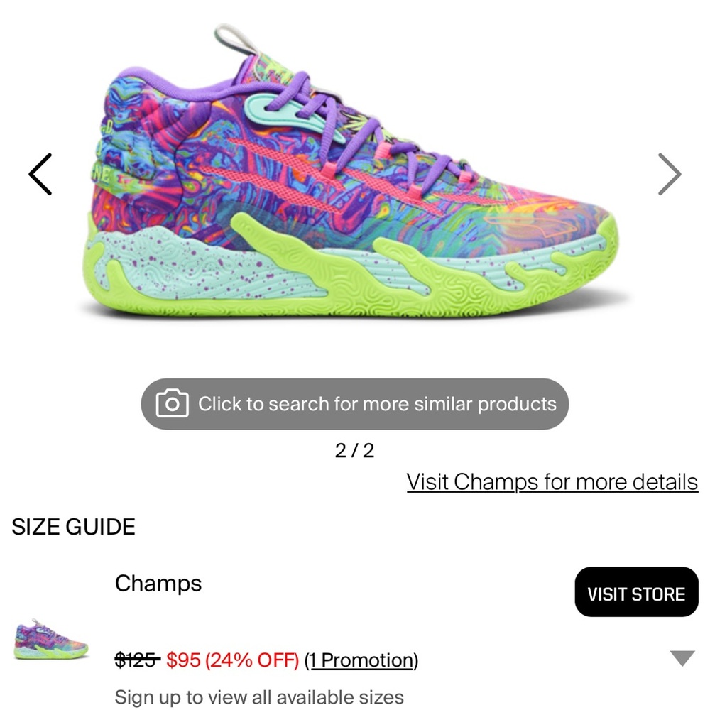 Puma Purple and Green Sneakers Vibrant Low-Top Design